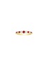 首图 - 点击放大 - LC COLLECTION JEWELLERY - 14K Gold Diamond Ruby Ring — Size US 7