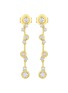 细节 - 点击放大 - LC COLLECTION JEWELLERY - 18K Gold Diamond Drop Earrings
