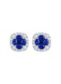 首图 - 点击放大 - LC COLLECTION JEWELLERY - 18K White Gold Diamond Blue Sapphire Earrings