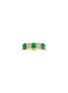 首图 - 点击放大 - LC COLLECTION JEWELLERY - 18K Gold Diamond Emerald Ring — Size US 7