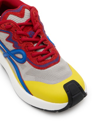 细节 - 点击放大 - LOEWE - Pogo Layered Technical Knit and Suede Men's Sneakers