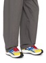 模特儿示范图 - 点击放大 - LOEWE - Pogo Layered Technical Knit and Suede Men's Sneakers