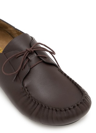 细节 - 点击放大 - LOEWE - Rambla Leather Boat Shoes