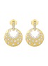 细节 - 点击放大 - LC COLLECTION JEWELLERY - 18K Yellow Gold Diamond Drop Earrings