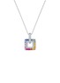 首图 - 点击放大 - LC COLLECTION JEWELLERY - 18K White Gold Diamond Multi Sapphire Ruby Pendant Necklace