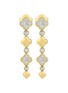 细节 - 点击放大 - LC COLLECTION JEWELLERY - 18K Gold Diamond Drop Earrings