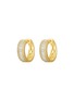 细节 - 点击放大 - LC COLLECTION JEWELLERY - 18K Gold Diamond Hoop Earrings