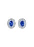 首图 - 点击放大 - LC COLLECTION JEWELLERY - 18K White Gold Diamond Blue Sapphire Earrings