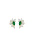 首图 - 点击放大 - LC COLLECTION JEWELLERY - 18K Gold Diamond Emerald Earrings