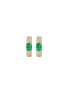 细节 - 点击放大 - LC COLLECTION JEWELLERY - 18K Gold Diamond Emerald Hoop Earrings