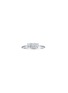 首图 - 点击放大 - LC COLLECTION JEWELLERY - 18K White Gold Emerald Cut Diamond Ring — US 7