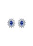 首图 - 点击放大 - LC COLLECTION JEWELLERY - 18K White Gold Diamond Blue Sapphire Earrings