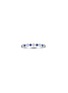 首图 - 点击放大 - LC COLLECTION JEWELLERY - 18K White Gold Diamond Blue Sapphire Ring — US 7