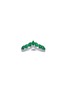 首图 - 点击放大 - LC COLLECTION JEWELLERY - 14K White Gold Diamond Emerald Ring — US 7