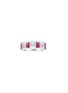 首图 - 点击放大 - LC COLLECTION JEWELLERY - 18K White Gold Diamond Ruby Ring — US 7