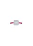 首图 - 点击放大 - LC COLLECTION JEWELLERY - 18K White Gold Diamond Ruby Ring — US 7