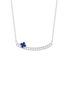 首图 - 点击放大 - LC COLLECTION JEWELLERY - 18K Gold Diamond Blue Sapphire Necklace