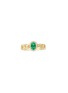 首图 - 点击放大 - LC COLLECTION JEWELLERY - 18K Gold Diamond Emerald Ring — US 7