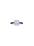 首图 - 点击放大 - LC COLLECTION JEWELLERY - 18K White Gold Diamond Blue Sapphire Ring — US 7