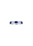 首图 - 点击放大 - LC COLLECTION JEWELLERY - 18K White Gold Diamond Blue Sapphire Ring — US 9.5