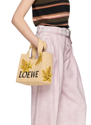 正面 -点击放大 - LOEWE x PAULA's IBIZA - Small Font Corn Tote Bag