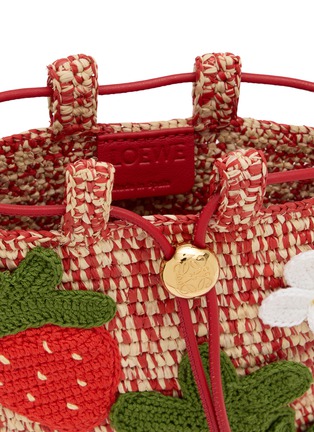 细节 - 点击放大 - LOEWE x PAULA's IBIZA - Strawberry Drawstring Crossbody Bag