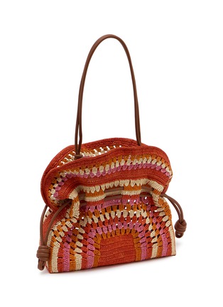 细节 - 点击放大 - LOEWE x PAULA's IBIZA - Medium Flamenco Raffia Leather Clutch Bag