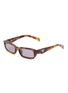 首图 - 点击放大 - PRADA - Tortoise Acetate Rectangle Sunglasses