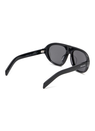模特儿示范图 - 点击放大 - PRADA - Acetate Oval Sunglasses