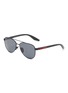 首图 - 点击放大 - PRADA - Metal Oval Sunglasses