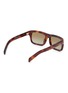 模特儿示范图 - 点击放大 - PRADA - Tortoise Acetate Rectangle Sunglasses