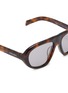 细节 - 点击放大 - PRADA - Tortoise Acetate Oval Sunglasses