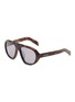 首图 - 点击放大 - PRADA - Tortoise Acetate Oval Sunglasses