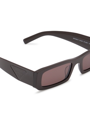 细节 - 点击放大 - PRADA - Acetate Rectangle Sunglasses