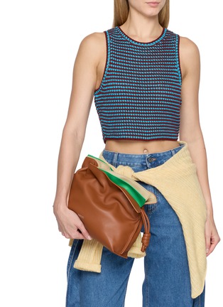 正面 -点击放大 - LOEWE - 中号 FLAMENCO 层次皮革手袋