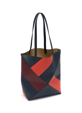 细节 - 点击放大 - LOEWE - Medium Puzzle Fold Leather Tote Bag