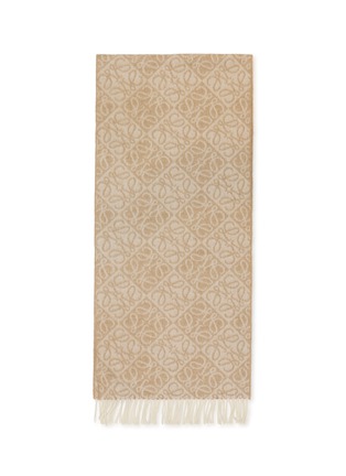 细节 - 点击放大 - LOEWE - Anagram Wool Cashmere Scarf