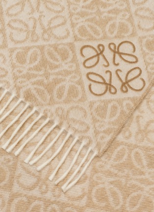 细节 - 点击放大 - LOEWE - Anagram Wool Cashmere Scarf