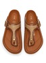 细节 - 点击放大 - BIRKENSTOCK 1774 - Gizeh 拉菲草拼接人字拖