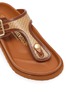 细节 - 点击放大 - BIRKENSTOCK 1774 - Gizeh 拉菲草拼接人字拖