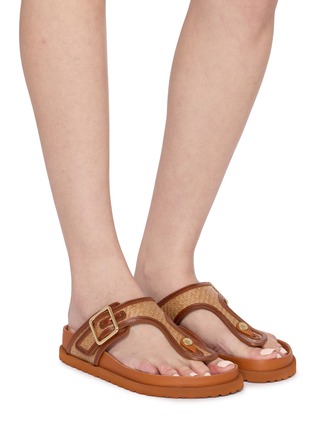 BIRKENSTOCK 1774 | Gizeh 拉菲草拼接人字拖