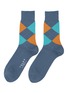首图 - 点击放大 - FALKE - Checked Mid-Calf Dress Socks