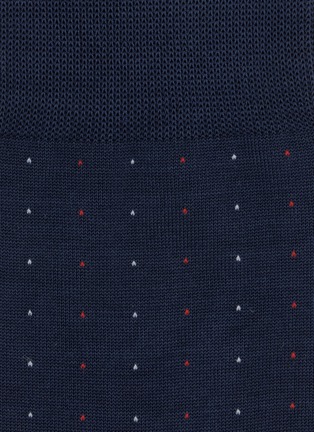 细节 - 点击放大 - FALKE - Polka Dot Mid-Calf Dress Socks