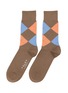 首图 - 点击放大 - FALKE - Checked Mid-Calf Dress Socks