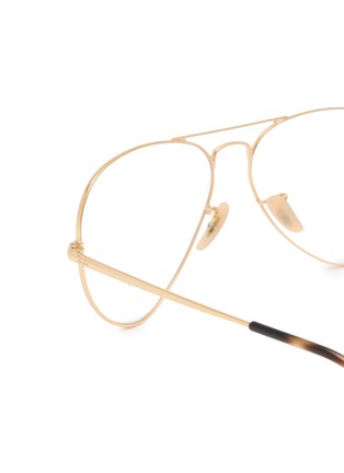 细节 - 点击放大 - RAY-BAN - Metal Aviator Optical Glasses