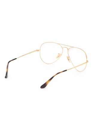 模特儿示范图 - 点击放大 - RAY-BAN - Metal Aviator Optical Glasses