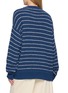 背面 - 点击放大 - THE ELDER STATESMAN - Thin Stripe Crew Neck Sweater