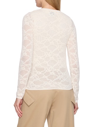 背面 - 点击放大 - THE ELDER STATESMAN - Pointelle Fitted Cardigan