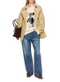 模特儿示范图 - 点击放大 - THE ELDER STATESMAN - Teddy Bear Knit Sweater