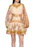 首图 - 点击放大 - ZIMMERMANN - Bishop Sleeve Mini Dress